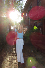 Load image into Gallery viewer, Coastal Breeze White Linen Pants