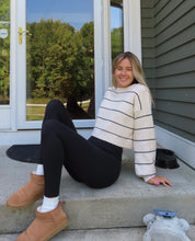 Load image into Gallery viewer, Cropped Striped Sweater