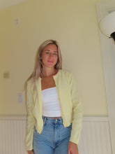 Load image into Gallery viewer, Yellow Knit Cardigan