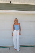 Load image into Gallery viewer, Coastal Breeze White Linen Pants