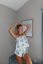 Load image into Gallery viewer, Blue Hydrangea Floral Pajama Set