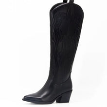 Load image into Gallery viewer, Knee High Cowgirl Boots