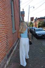 Load image into Gallery viewer, Coastal Breeze White Linen Pants