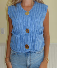 Load image into Gallery viewer, Simply Blue Sweater Vest