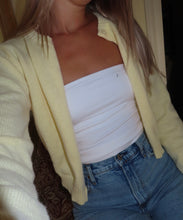 Load image into Gallery viewer, Yellow Knit Cardigan