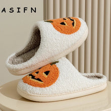 Load image into Gallery viewer, Halloween Pumpkin Slippers