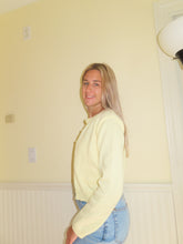 Load image into Gallery viewer, Yellow Knit Cardigan