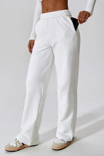 Load image into Gallery viewer, Straight Leg Solid Sweatpants