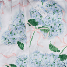 Load image into Gallery viewer, Blue Hydrangea Floral Pajama Set