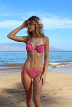Load image into Gallery viewer, White/Pink Sparkle Ruffle Bikini Set - Juniper