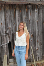 Load image into Gallery viewer, Woman standing against a wooden wall