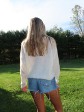 Load image into Gallery viewer, White Knit Cardigan