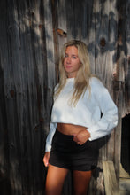 Load image into Gallery viewer, Cozy Classic White Knit Sweater