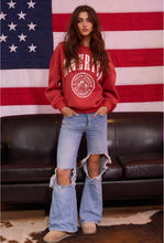 Load image into Gallery viewer, PREORDER red America Graphic Crewneck Sweatshirt
