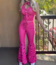 Load image into Gallery viewer, Pink Cowgirl Costume - Black Cowboy Costume