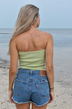 Load image into Gallery viewer, Light Green Twisted knit Top