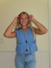 Load image into Gallery viewer, Simply Blue Sweater Vest