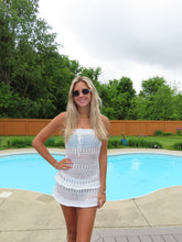 Load image into Gallery viewer, Sun kissed Crochet Cover-Up Dress
