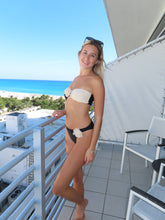 Load image into Gallery viewer, Midnight Blossom Bikini Set