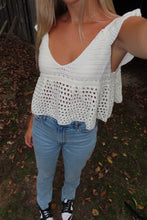 Load image into Gallery viewer, Seaside Serenity Crochet Top