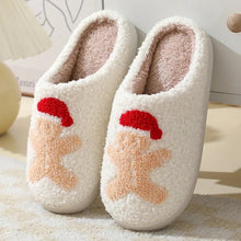 Load image into Gallery viewer, Christmas Gingerbread, Raindeer, Santa Slippers