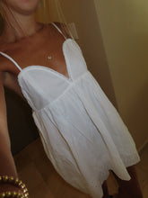 Load image into Gallery viewer, White Mini Dress