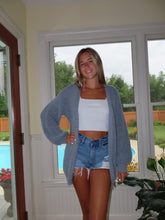 Load image into Gallery viewer, Gray Alexa Cardigan Sweater - Juniper