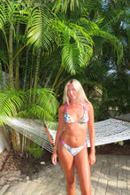Load image into Gallery viewer, Mauve garden reversible bikini set