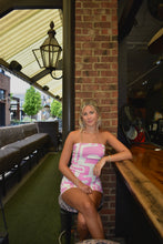 Load image into Gallery viewer, Coastal Mosaic Strapless Mini Dress