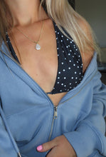 Load image into Gallery viewer, Paris Nights Polka Dot Halter Bikini Set - Juniper