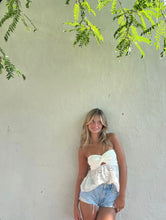 Load image into Gallery viewer, Beige Strapless Top