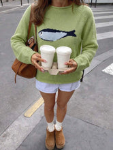 Load image into Gallery viewer, Matcha Minnow Knit Sweater