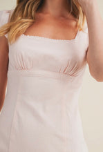 Load image into Gallery viewer, Blush Lace Trim Mini Dress - Juniper