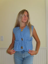 Load image into Gallery viewer, Simply Blue Sweater Vest