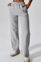 Load image into Gallery viewer, Straight Leg Solid Sweatpants