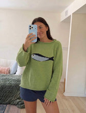 Load image into Gallery viewer, Matcha Minnow Knit Sweater