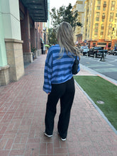 Load image into Gallery viewer, Purple Striped Sweater