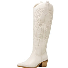Load image into Gallery viewer, Knee High Cowgirl Boots