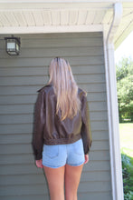 Load image into Gallery viewer, Mocha Muse Faux Leather Jacket