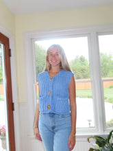 Load image into Gallery viewer, Simply Blue Sweater Vest