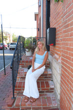 Load image into Gallery viewer, Coastal Breeze White Linen Pants