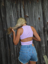Load image into Gallery viewer, Lilac Side Cutout Tank - Juniper