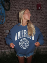 Load image into Gallery viewer, America Graphic Crewneck Sweatshirt
