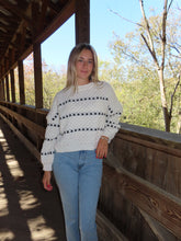 Load image into Gallery viewer, Beige Heart Sweater