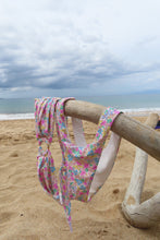 Load image into Gallery viewer, Garden Glow Floral Bandeau Bikini Set - Juniper