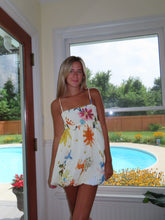 Load image into Gallery viewer, Sweet Print Mini Dresses Fashion Loose Sleeveless Backless Dress