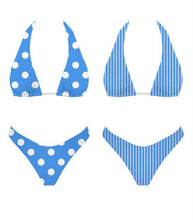 Load image into Gallery viewer, Seaside Stripe Reversible Bikini Set - Juniper