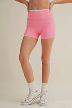Load image into Gallery viewer, Pink Performance High-Waisted Biker Shorts - Juniper