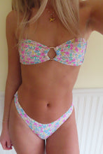 Load image into Gallery viewer, Garden Glow Floral Bandeau Bikini Set - Juniper