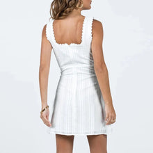 Load image into Gallery viewer, Courtney White Mini Dress